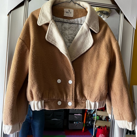 Crop top jacket beige - Picture 2 of 2